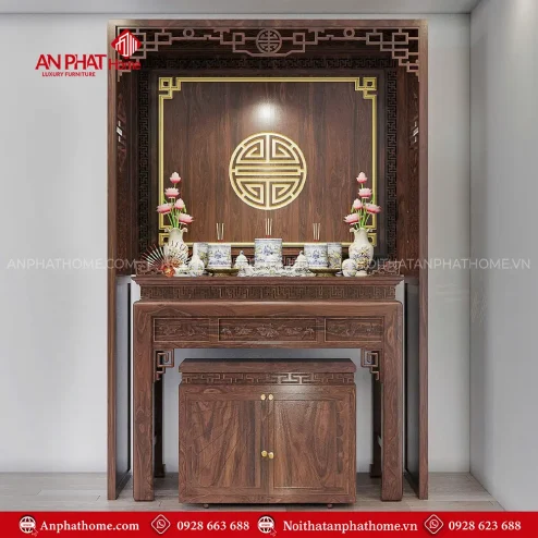 Bàn Thờ Nhỏ Gọn Cho Nhà Chung Cư BT-2374