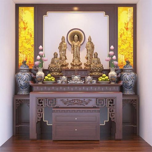 Bàn Thờ Phật Tam Cấp Đẹp BT-2407