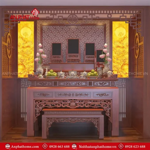Bàn Thờ Tam Cấp Đẹp BT-2410