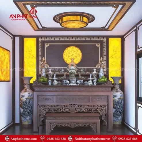 Bàn Thờ Tam Cấp Gia Tiên Cao Cấp BT-2370