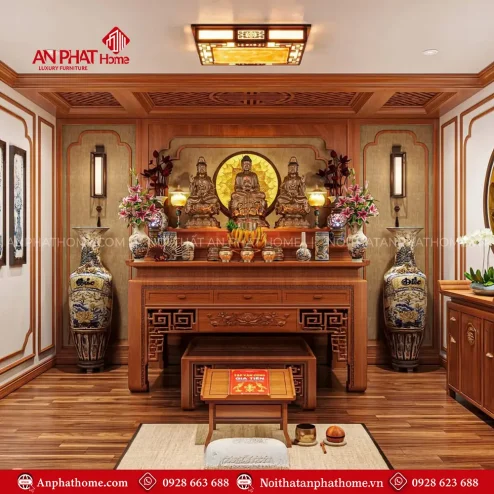 Bàn Thờ Tam Cấp Hiện Đại BT-2390