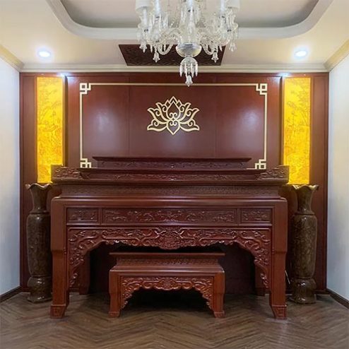 Bàn Thờ Tam Cấp Gia Tiên Hiện Đại BT-2581