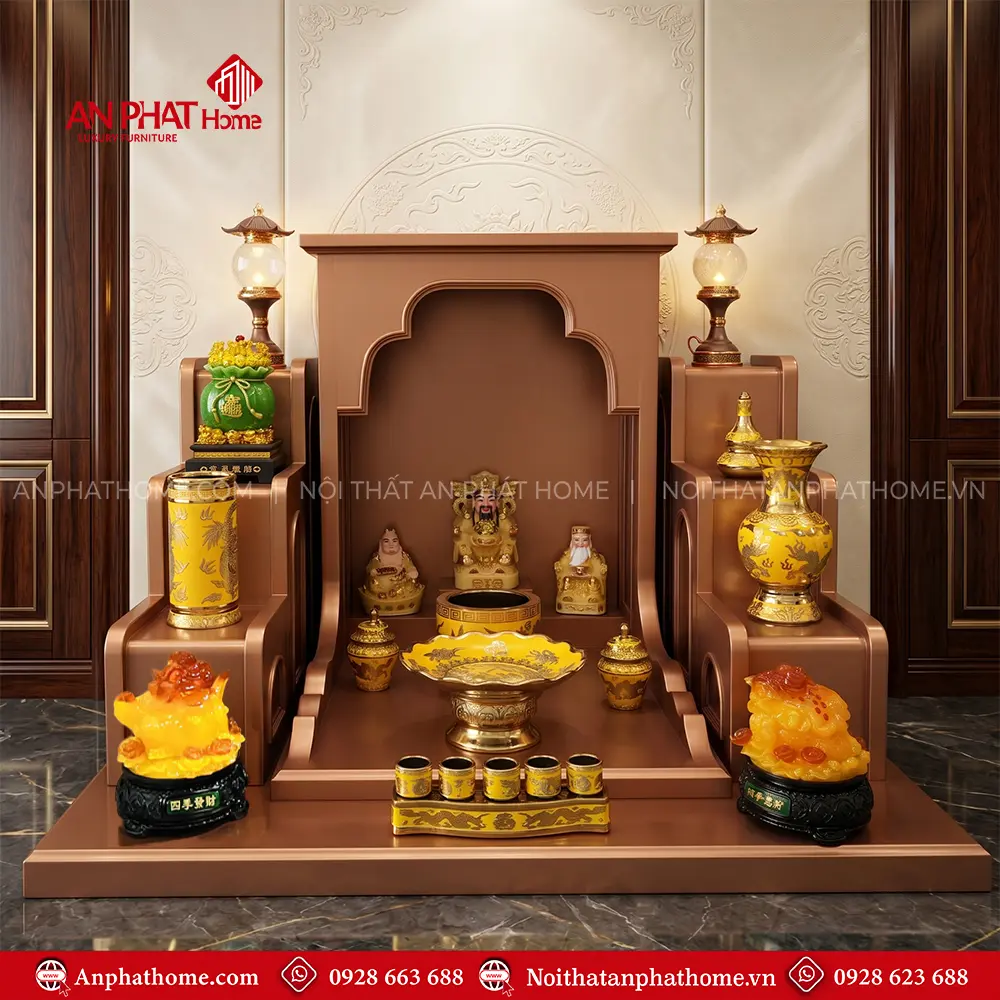 Bàn Thờ Thần Tài Hiện Đại Đẹp BT-2725 5 Bàn Thờ Thần Tài Hiện Đại Đẹp BT-2725