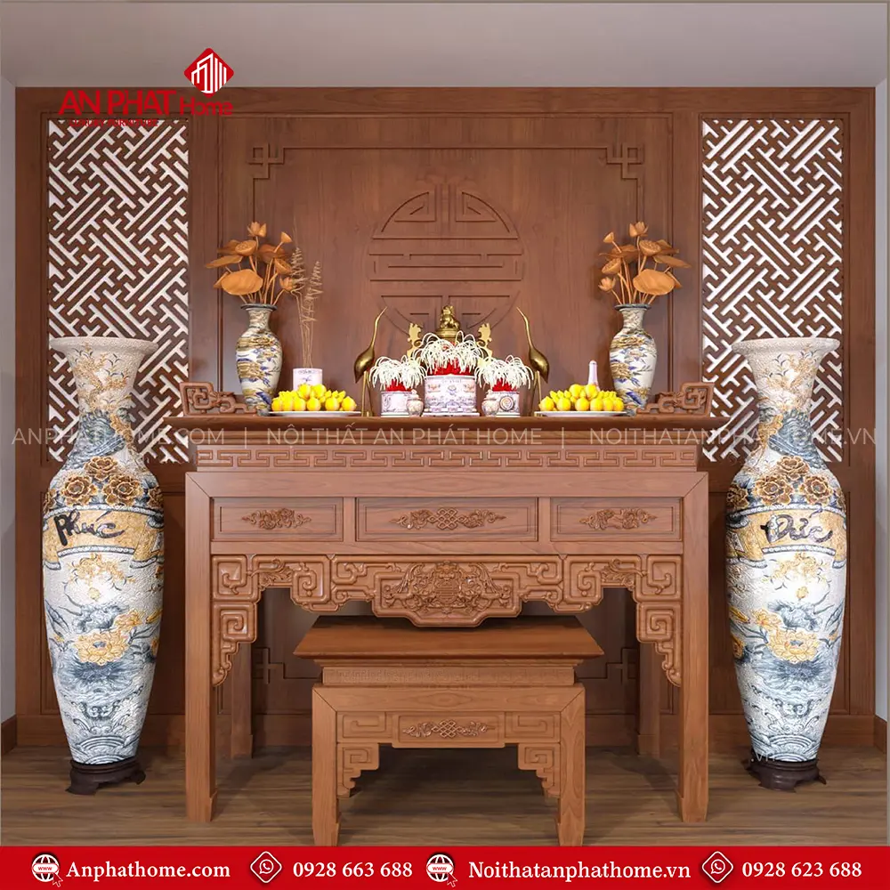 Bàn Thờ Tổ Tiên Đẹp BT-2512 9 Bàn Thờ Tổ Tiên Đẹp BT-2512
