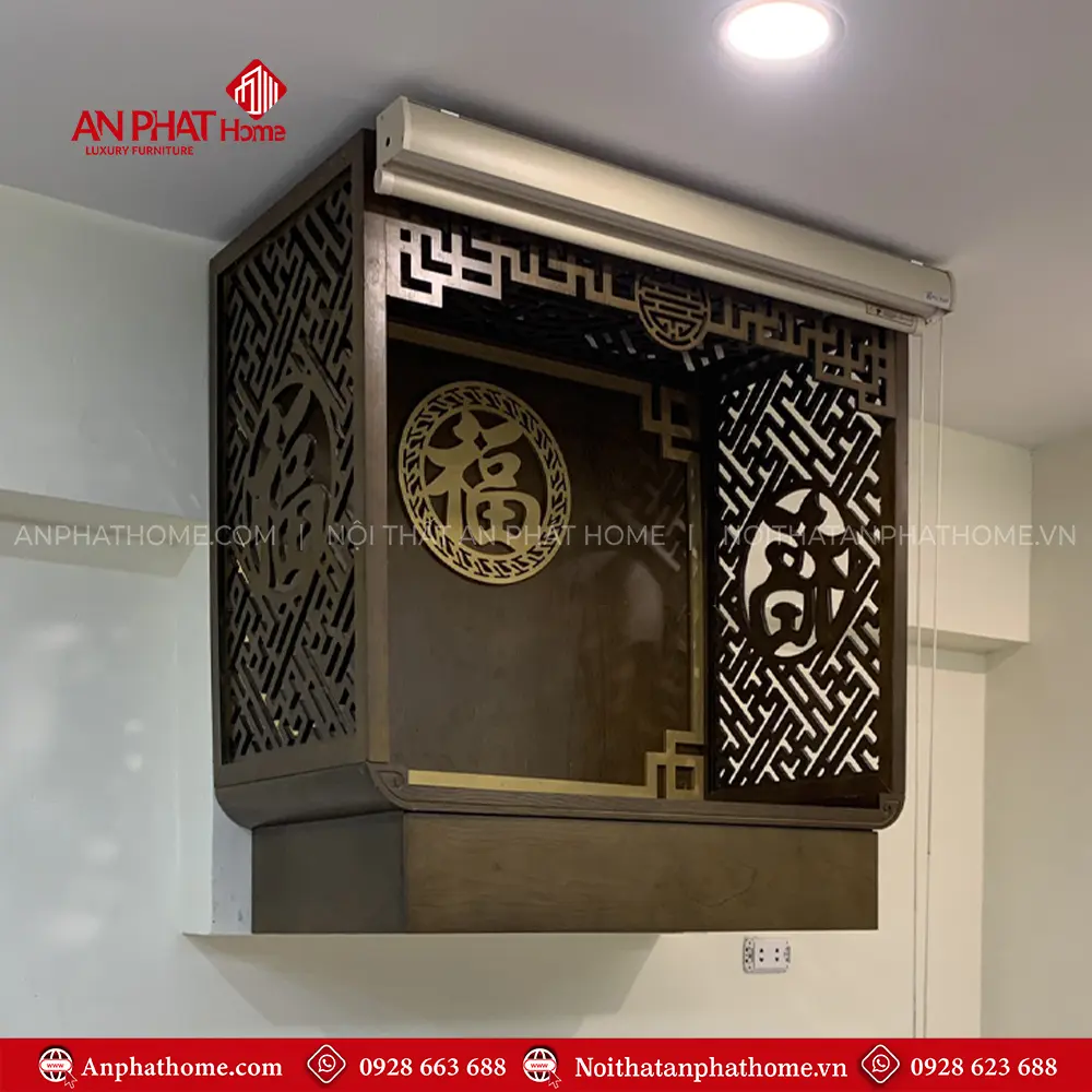 Bàn Thờ Treo Tường Có Ngăn Kéo Thiết Kế Hiện Đại BT-2662 9 Bàn Thờ Treo Tường Có Ngăn Kéo Thiết Kế Hiện Đại BT-2662