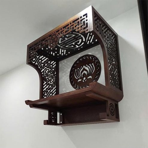 Bàn Thờ Treo Tường Nhỏ Gọn Đẹp BT-2671