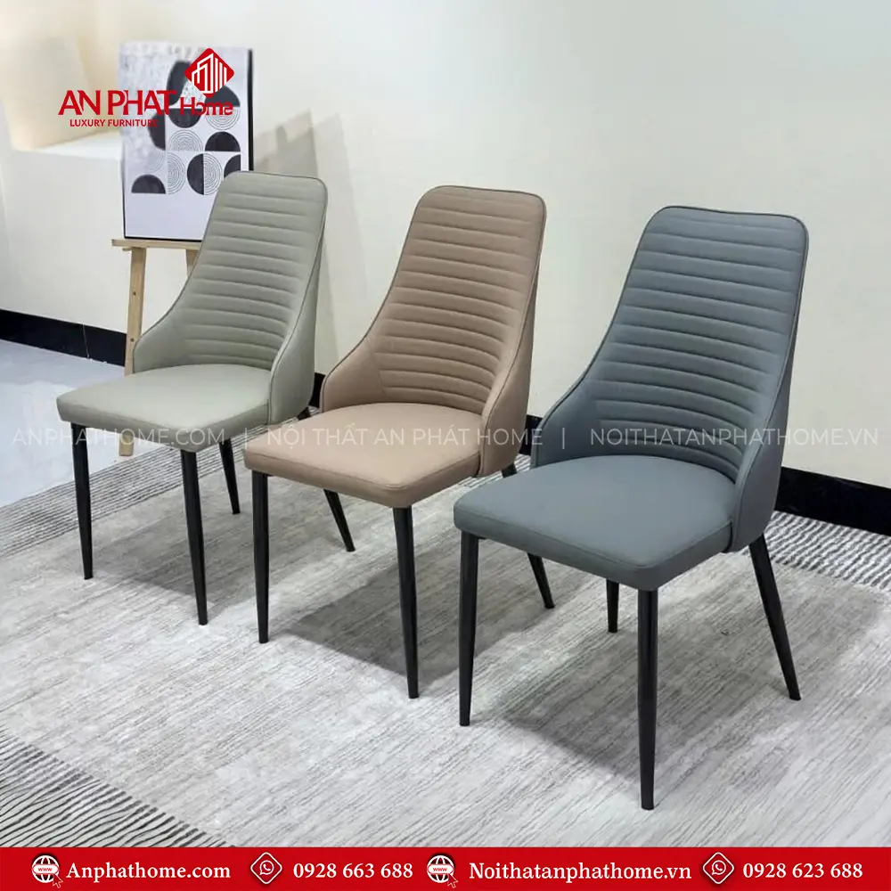 Ghế Ăn Bọc Da Cao Cấp Microfiber Nhập Khẩu C102 7 Ghế Ăn Bọc Da Cao Cấp Microfiber Nhập Khẩu C102