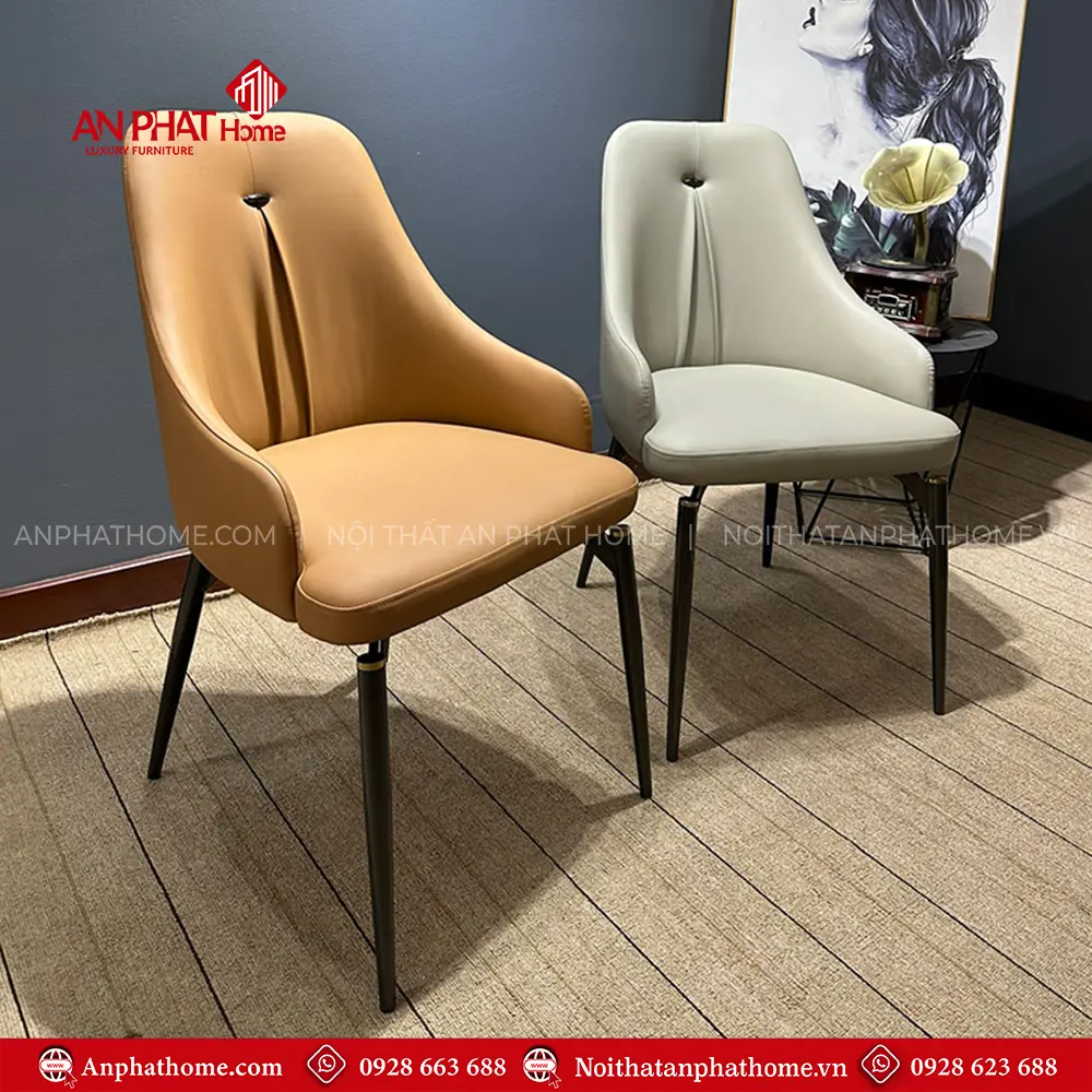 Ghế Ăn Cao Cấp Bọc Da Liam Hiện Đại GA23 14 Ghế Ăn Cao Cấp Bọc Da Liam Hiện Đại GA23