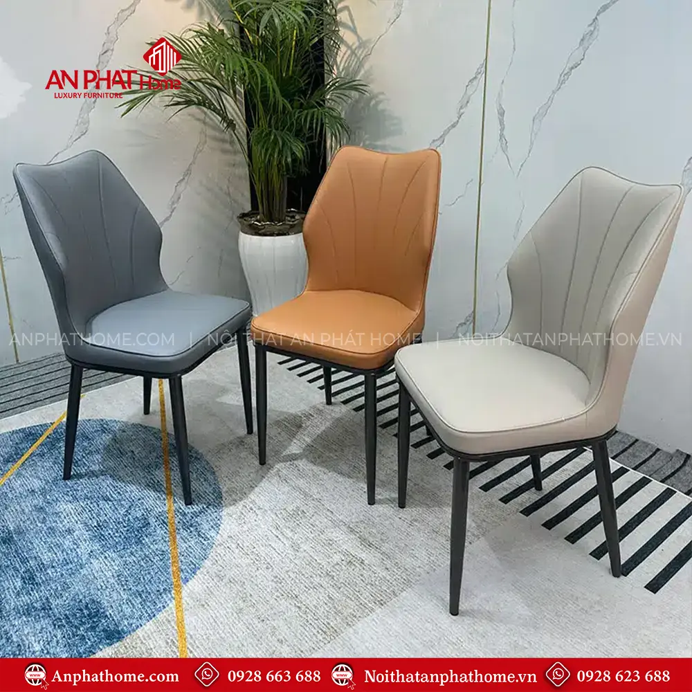 Ghế Ăn Cao Cấp Bọc Da Nhập Khẩu GA69 7 Ghế Ăn Cao Cấp Bọc Da Nhập Khẩu GA69