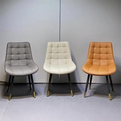 Ghế Ăn Hiện Đại Loft Caro Nhập Khẩu Bọc Da Cao Cấp GA41