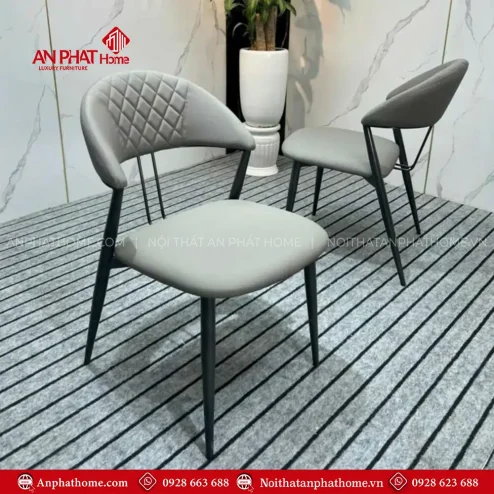 ghe an hien dai vanice boc da leather nhap khau ga1500003