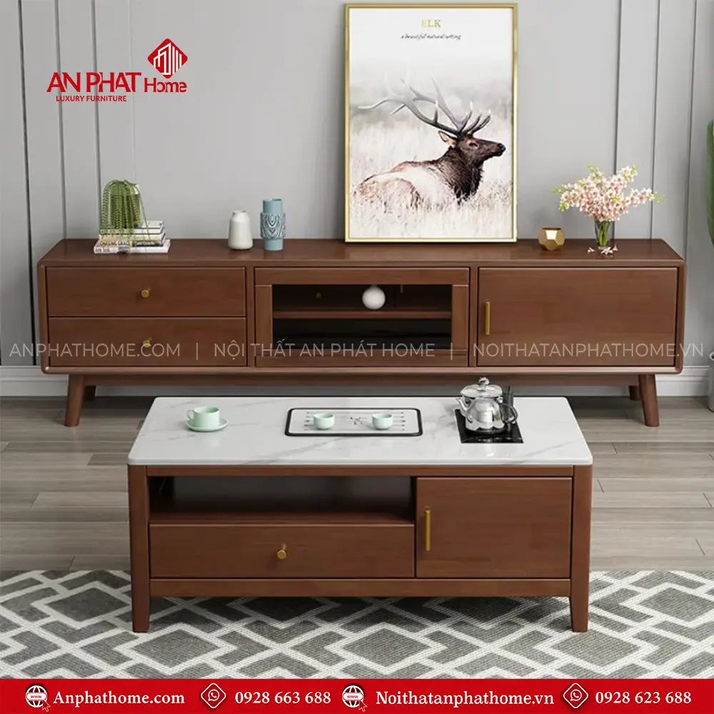 Kệ Tivi Kết Hợp Bàn Trà Hiện Đại T-5404 7 Kệ Tivi Kết Hợp Bàn Trà Hiện Đại T-5404