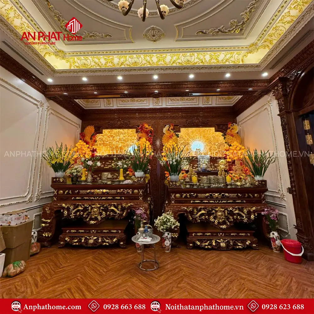 Không Gian Sập Thờ Phật Và Gia Tiên Cao Cấp BT-2528 10 Không Gian Sập Thờ Phật Và Gia Tiên Cao Cấp BT-2528