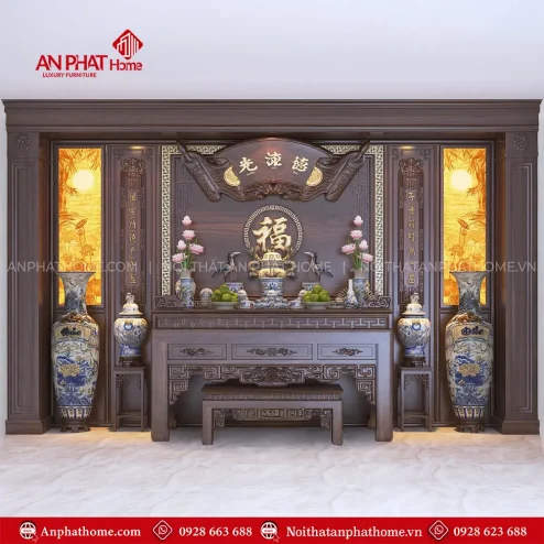 Không Gian Thờ Biệt Thự Cao Cấp BT-2355