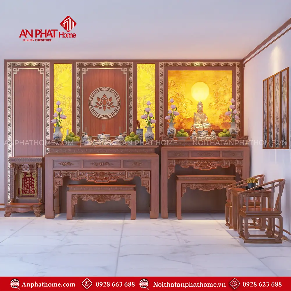 Không Gian Thờ Cao Cấp Cho Nhà Phố BT-2350 3 Không Gian Thờ Cao Cấp Cho Nhà Phố BT-2350