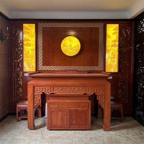 Không Gian Thờ Cho Nhà Phố Hiện Đại BT-2587