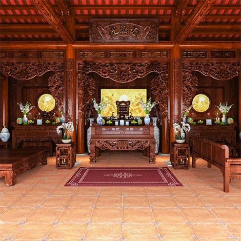 Không Gian Thờ Cho Nhà Thờ Họ BT-2424