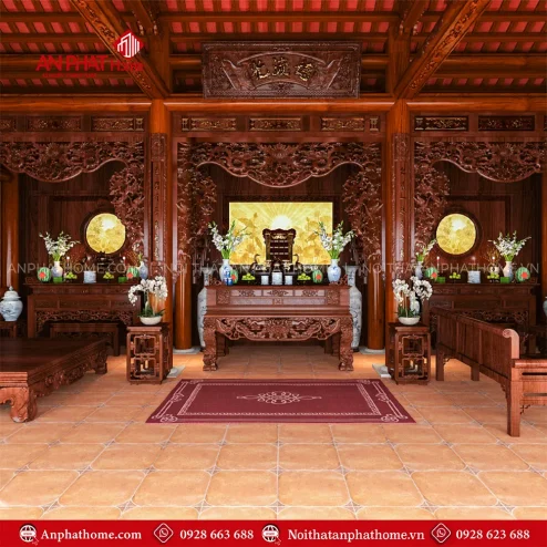 Không Gian Thờ Cho Nhà Thờ Họ BT-2424