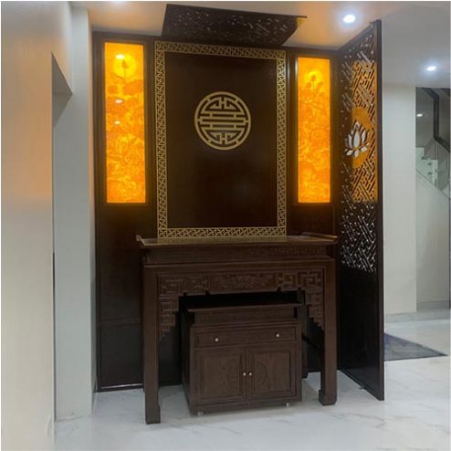 Không Gian Thờ Chung Cư Thiết Kế Hiện Đại BT-2472
