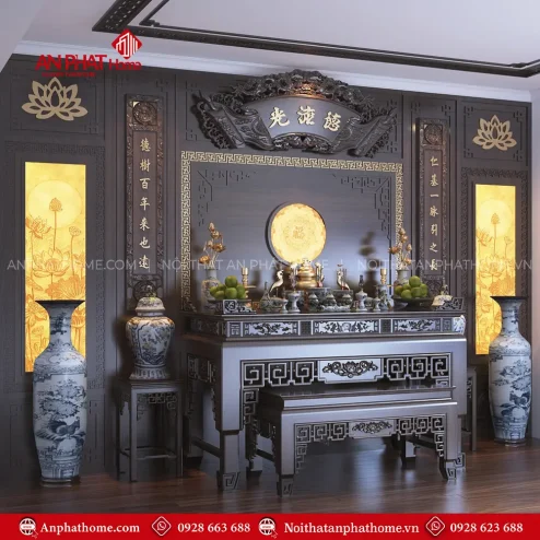 Không Gian Thờ Đẹp Hiện Đại Cho Nhà Phố BT-2360