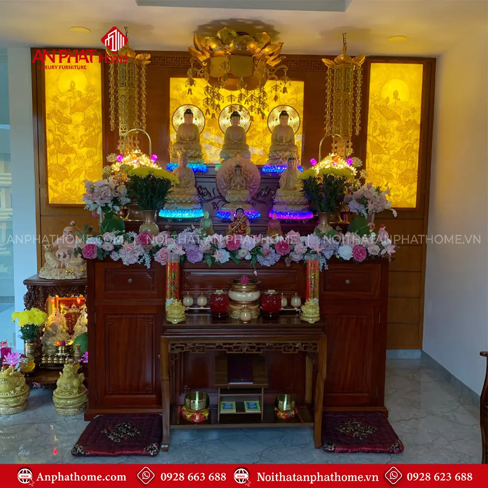 Không Gian Thờ Đẹp Tủ Thờ Gỗ Hương BT-2474 7 Không Gian Thờ Đẹp Tủ Thờ Gỗ Hương BT-2474