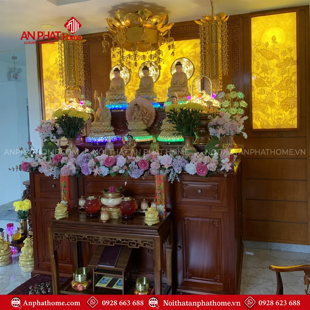 Không Gian Thờ Đẹp Tủ Thờ Gỗ Hương BT-2474 8 Không Gian Thờ Đẹp Tủ Thờ Gỗ Hương BT-2474
