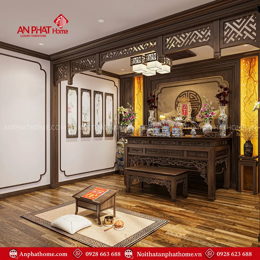 Không Gian Thờ Hiện Đại Cao Cấp BT-2449 13 Không Gian Thờ Hiện Đại Cao Cấp BT-2449