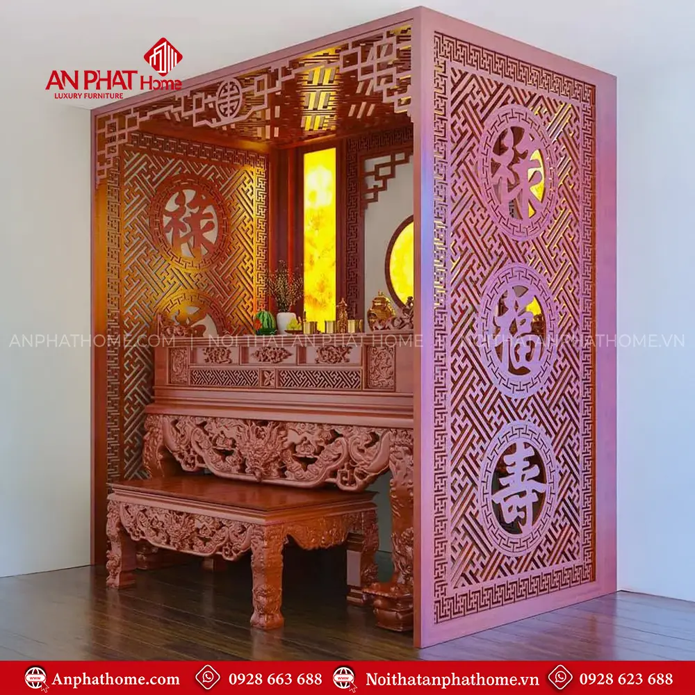 Không Gian Thờ Hiện Đại Sập Thờ Kết Hợp Tranh Trúc Chỉ BT-2605 3 Không Gian Thờ Hiện Đại Sập Thờ Kết Hợp Tranh Trúc Chỉ BT-2605