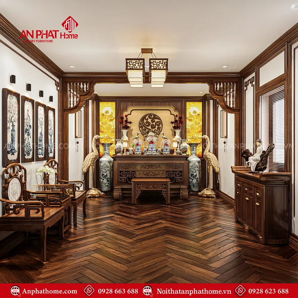 Không Gian Thờ Kết Hợp Vách Ốp Và Tranh Trúc Chỉ BT-2451 9 Không Gian Thờ Kết Hợp Vách Ốp Và Tranh Trúc Chỉ BT-2451