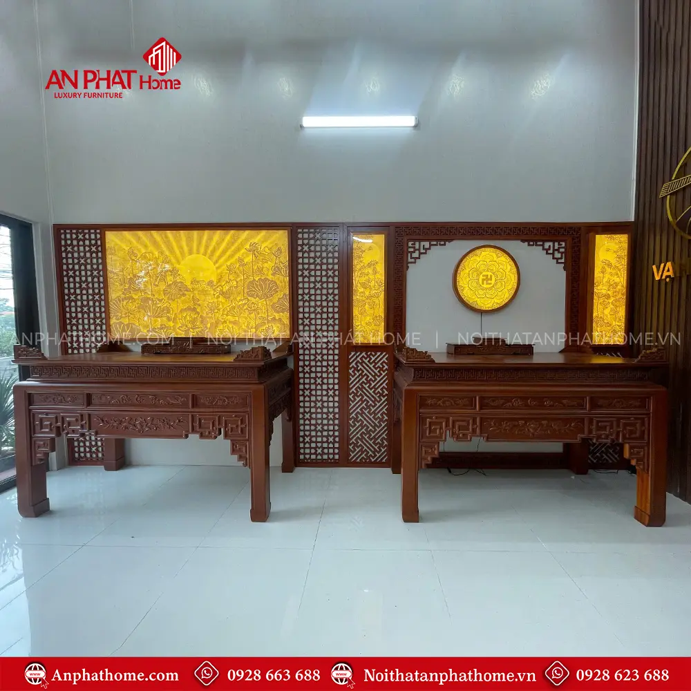 Không Gian Thờ Phật Và Gia Tiên Cho Nhà Phố BT-2557 13 Không Gian Thờ Phật Và Gia Tiên Cho Nhà Phố BT-2557