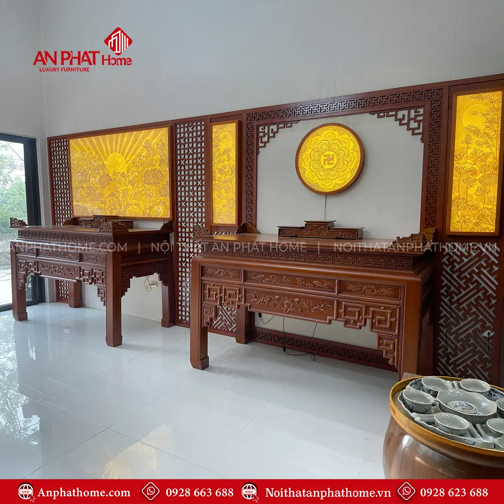 Không Gian Thờ Phật Và Gia Tiên Cho Nhà Phố BT-2557 12 Không Gian Thờ Phật Và Gia Tiên Cho Nhà Phố BT-2557