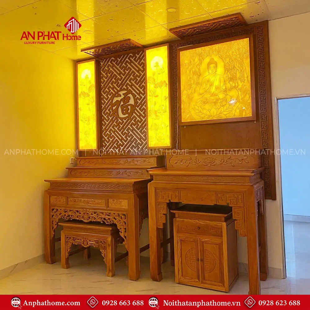 Không Gian Thờ Phật Và Gia Tiên Hiện Đại BT-2539 5 Không Gian Thờ Phật Và Gia Tiên Hiện Đại BT-2539