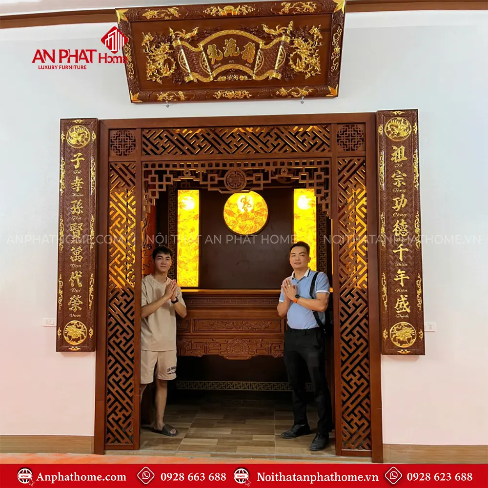 Không Gian Thờ Phòng Khách Đẹp Hiện Đại BT-2545 12 Không Gian Thờ Phòng Khách Đẹp Hiện Đại BT-2545