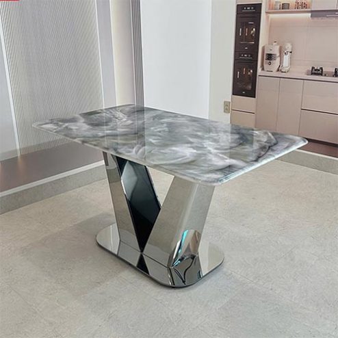 Mẫu Bàn Ăn Nhập Khẩu Mặt Đá Vi Tinh Thể BA-2147