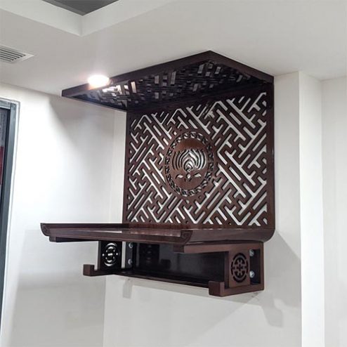 Mẫu Bàn Thờ Đẹp Cho Nhà Chung Cư Treo Tường Nhỏ Gọn BT-2628