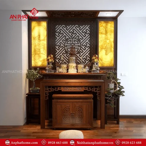 Mẫu Bàn Thờ Đẹp Hiện Đại BT-2398