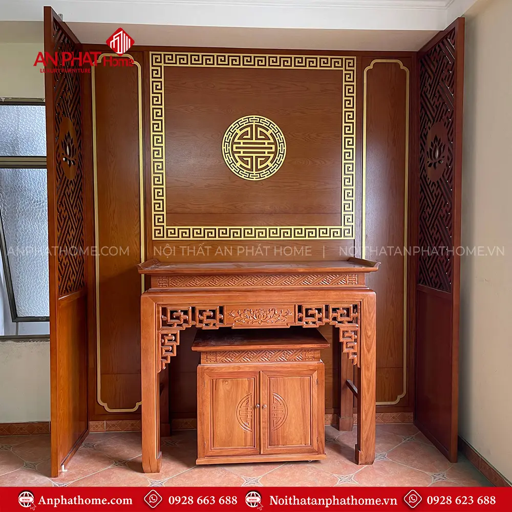Mẫu Bàn Thờ Hiện Đại Tủ Thờ Gia Tiên BT-2740 7 Mẫu Bàn Thờ Hiện Đại Tủ Thờ Gia Tiên BT-2740