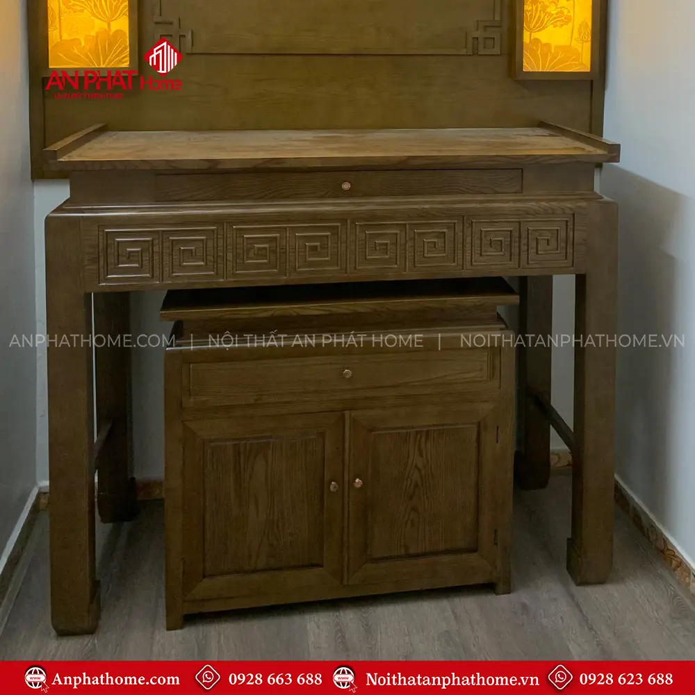 Mẫu Bàn Thờ Phật Đẹp BT-2536 6 Mẫu Bàn Thờ Phật Đẹp BT-2536