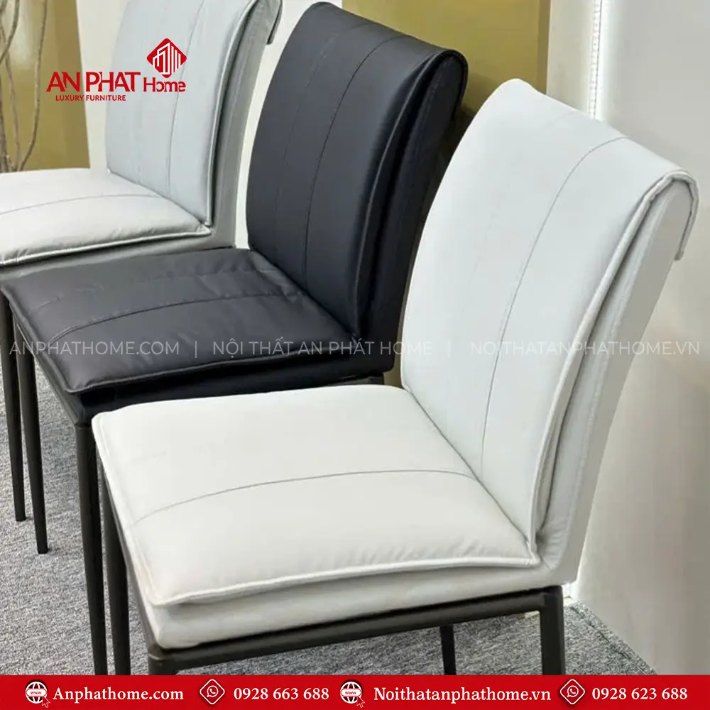 Mẫu Ghế Ăn Bọc Da PU Cao Cấp Nhập Khẩu GA80 9 Mẫu Ghế Ăn Bọc Da PU Cao Cấp Nhập Khẩu GA80