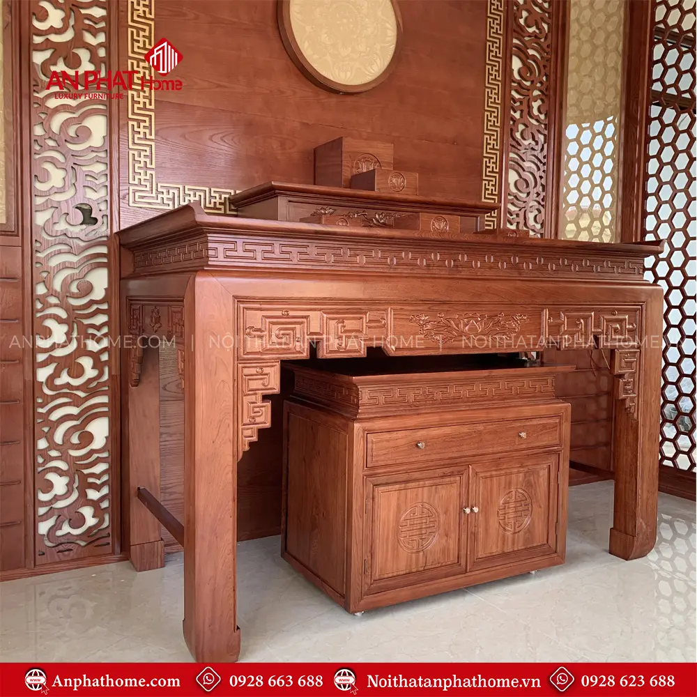 Mẫu Phòng Thờ Gỗ Hương Hiện Đại BT-2486 11 Mẫu Phòng Thờ Gỗ Hương Hiện Đại BT-2486
