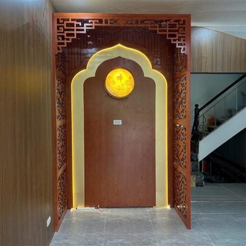 Mẫu Vách Bàn Thờ Hiện Đại Đẹp VN-4357