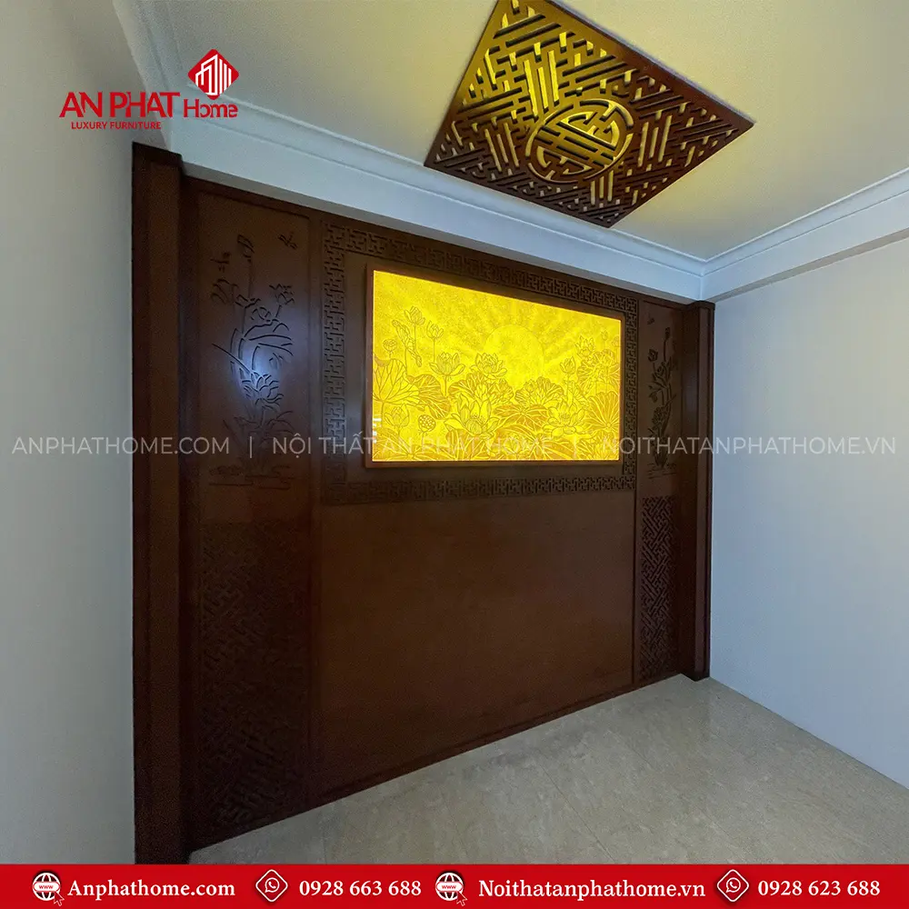 Mẫu Vách Ốp Phòng Thờ Hiện Đại VN-4343 9 Mẫu Vách Ốp Phòng Thờ Hiện Đại VN-4343