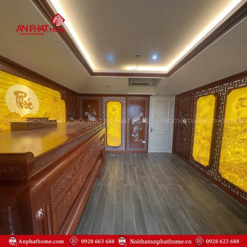 mau vach phong tho biet thu ket hop tranh truc chi vn 436500002