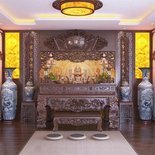 Phòng Thờ Biệt Thự Cao Cấp Hiện Đại BT-2437