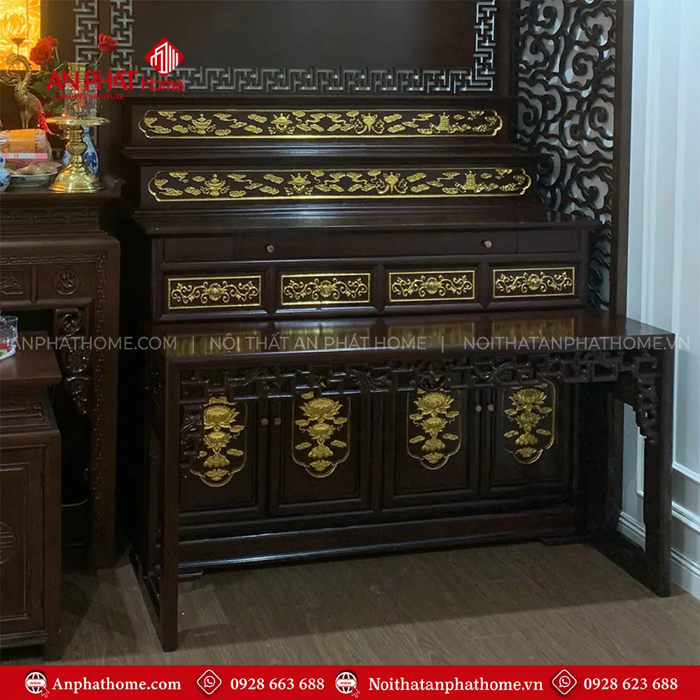 Phòng Thờ Cao Cấp Tủ Thờ Phật Và Gia Tiên BT-2548 6 Phòng Thờ Cao Cấp Tủ Thờ Phật Và Gia Tiên BT-2548