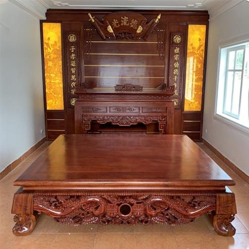 Phòng Thờ Cổ Điển Gỗ Gõ Đỏ BT-2485