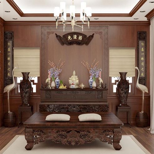 Phòng Thờ Cổ Điển Sang Trọng BT-2544