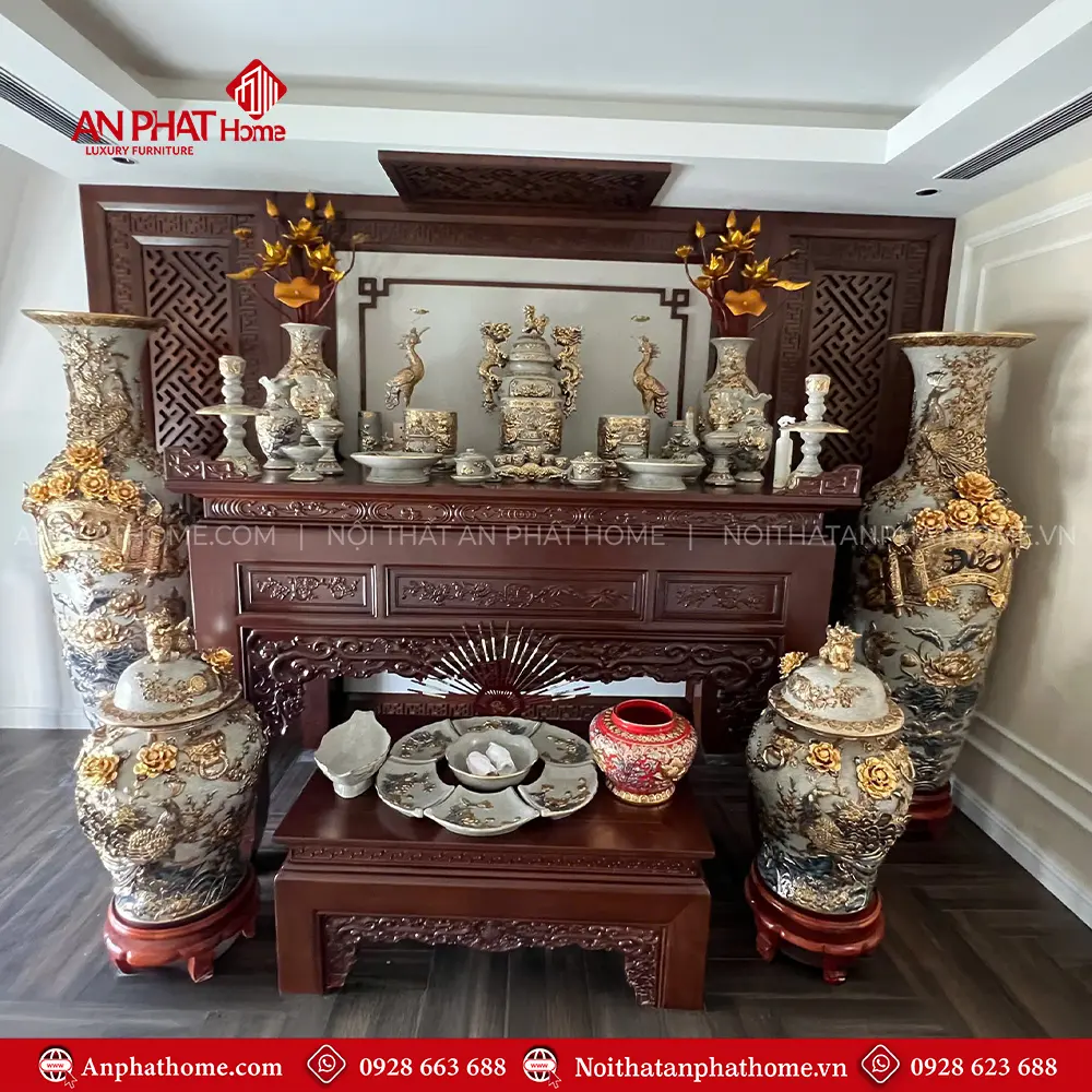 Phòng Thờ Đẹp Án Gian Thờ Cao Cấp Gỗ Gụ BT-2586 11 Phòng Thờ Đẹp Án Gian Thờ Cao Cấp Gỗ Gụ BT-2586