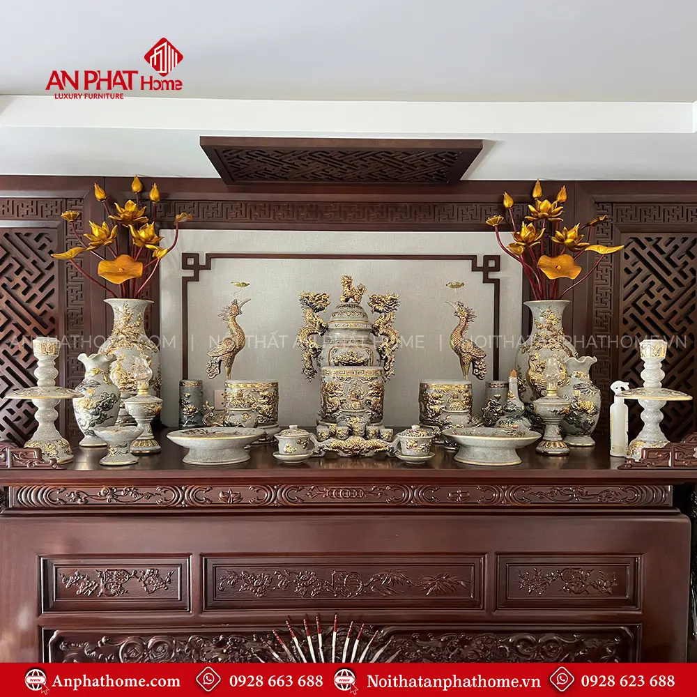 Phòng Thờ Đẹp Án Gian Thờ Cao Cấp Gỗ Gụ BT-2586 14 Phòng Thờ Đẹp Án Gian Thờ Cao Cấp Gỗ Gụ BT-2586