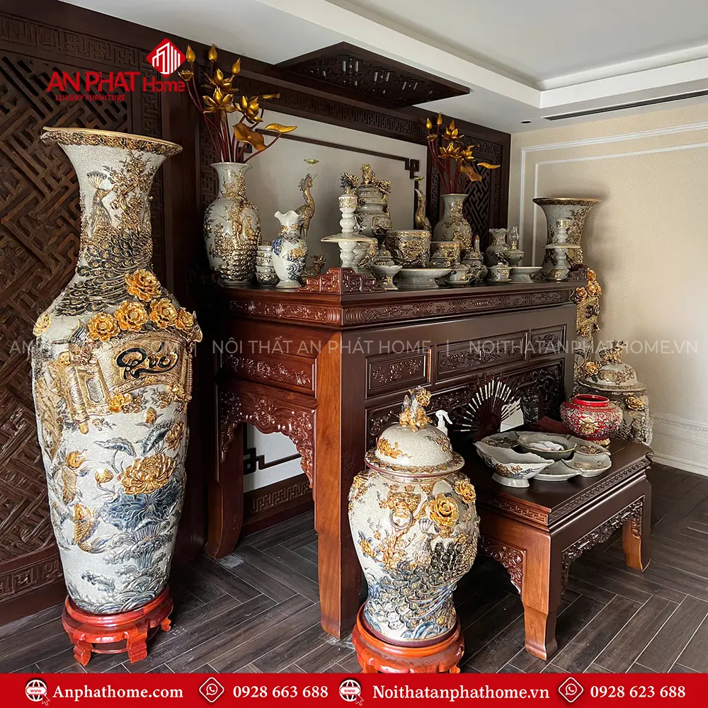 Phòng Thờ Đẹp Án Gian Thờ Cao Cấp Gỗ Gụ BT-2586 13 Phòng Thờ Đẹp Án Gian Thờ Cao Cấp Gỗ Gụ BT-2586